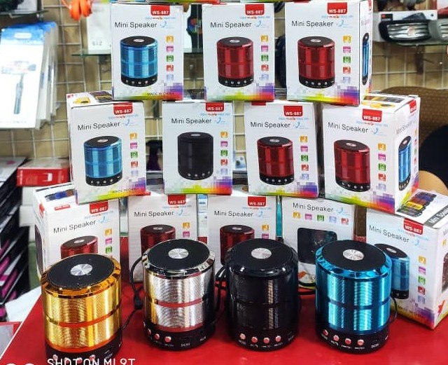 مینی اسپیکر بلوتوث و قابل حمل Wster مدل WS-887 